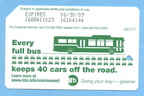 2008 Green MetroCard - Every Full Bus Keeps 40 Cars Off The Road